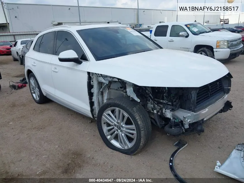 WA1BNAFY6J2158517 2018 Audi Q5 2.0T Premium/2.0T Tech Premium