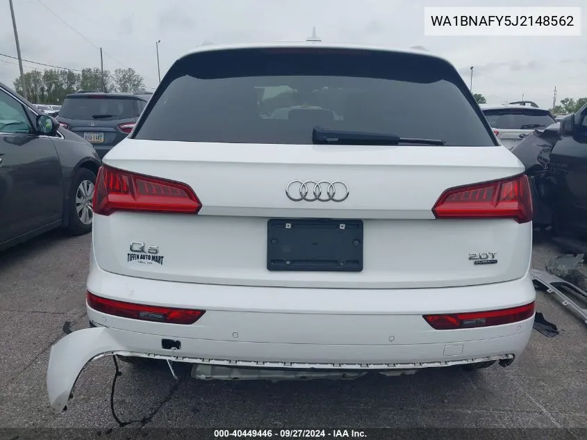 WA1BNAFY5J2148562 2018 Audi Q5 2.0T Premium/2.0T Tech Premium