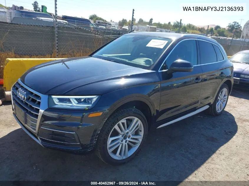 WA1BNAFY3J2136393 2018 Audi Q5 2.0T Premium/2.0T Tech Premium