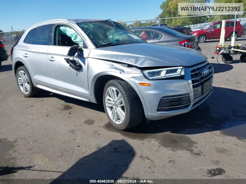 2018 Audi Q5 2.0T Premium/2.0T Tech Premium VIN: WA1BNAFY9J2212392 Lot: 40462830