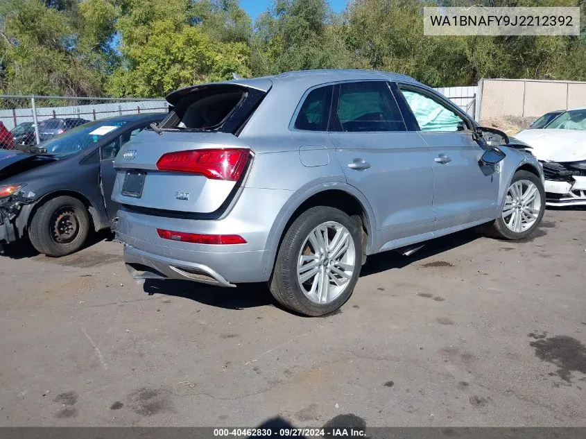 2018 Audi Q5 2.0T Premium/2.0T Tech Premium VIN: WA1BNAFY9J2212392 Lot: 40462830