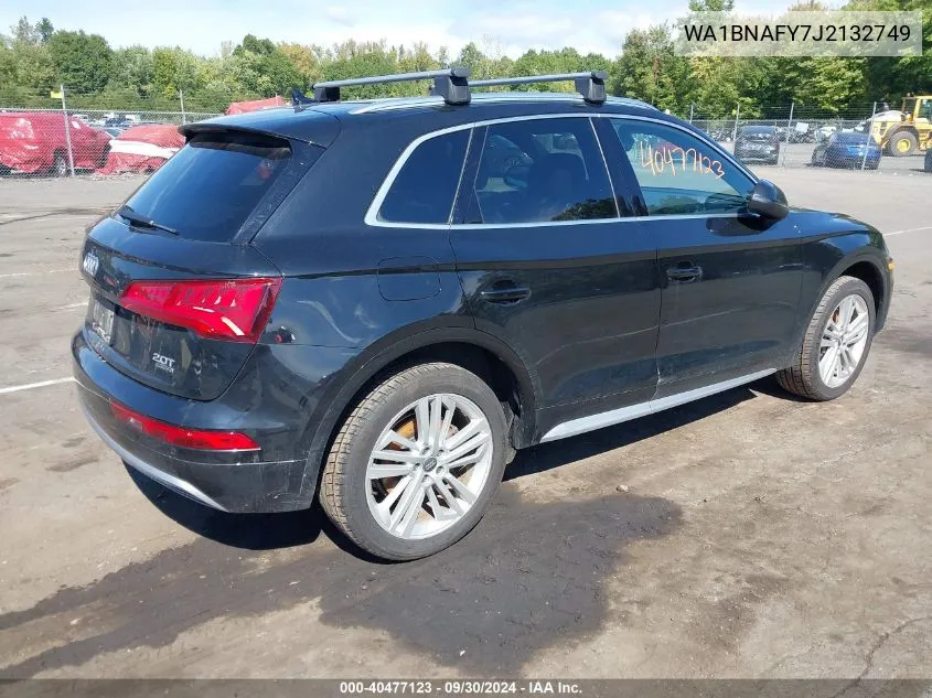 2018 Audi Q5 Premium Plus VIN: WA1BNAFY7J2132749 Lot: 40477123