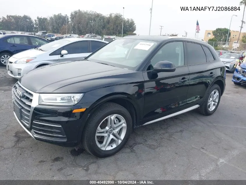 2018 Audi Q5 2.0T Premium/2.0T Tech Premium VIN: WA1ANAFY7J2086884 Lot: 40492998