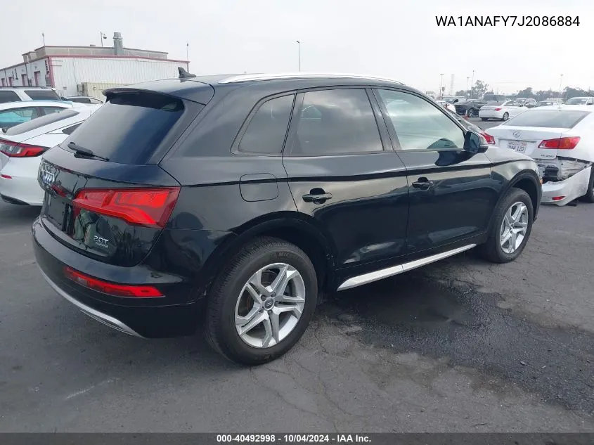 2018 Audi Q5 2.0T Premium/2.0T Tech Premium VIN: WA1ANAFY7J2086884 Lot: 40492998