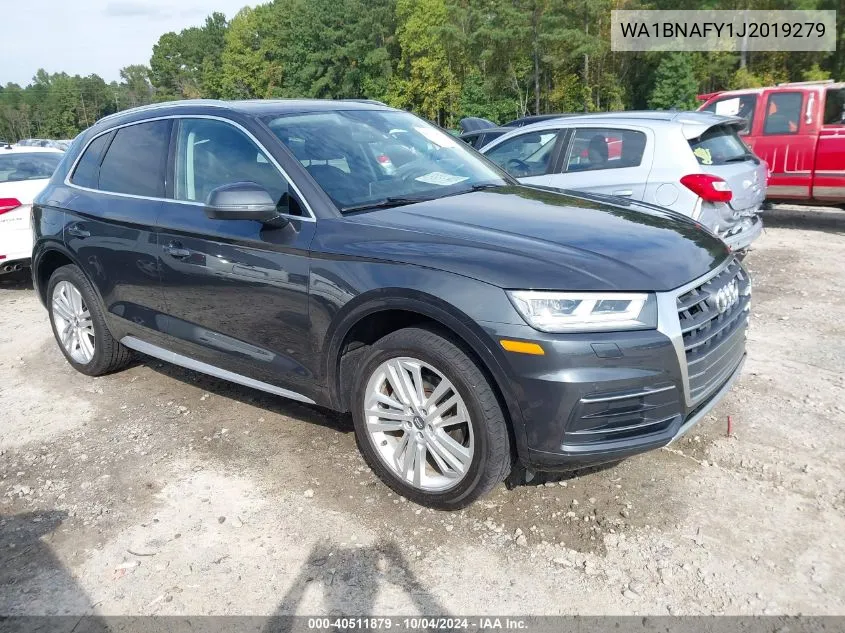 WA1BNAFY1J2019279 2018 Audi Q5 2.0T Premium/2.0T Tech Premium