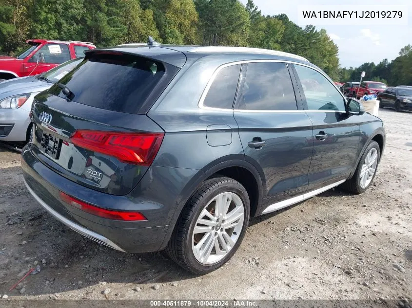 WA1BNAFY1J2019279 2018 Audi Q5 2.0T Premium/2.0T Tech Premium