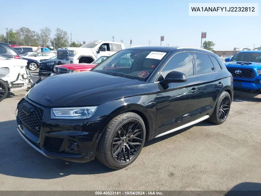 WA1ANAFY1J2232812 2018 Audi Q5 2.0T Tech Premium