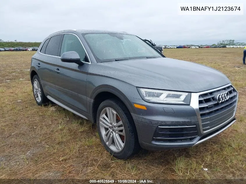 2018 Audi Q5 2.0T Premium/2.0T Tech Premium VIN: WA1BNAFY1J2123674 Lot: 40525549