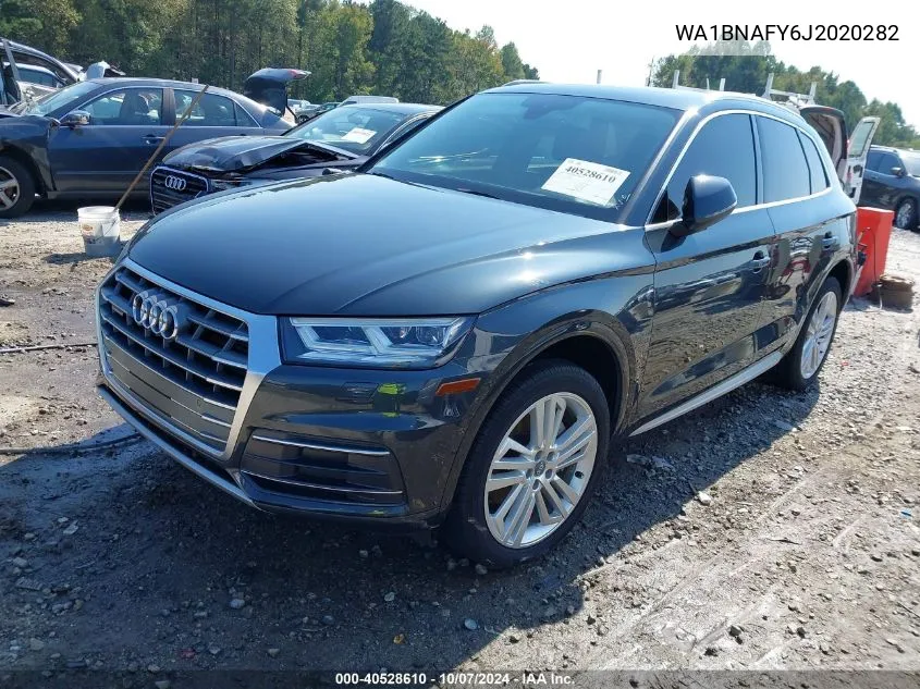 2018 Audi Q5 2.0T Premium/2.0T Tech Premium VIN: WA1BNAFY6J2020282 Lot: 40528610