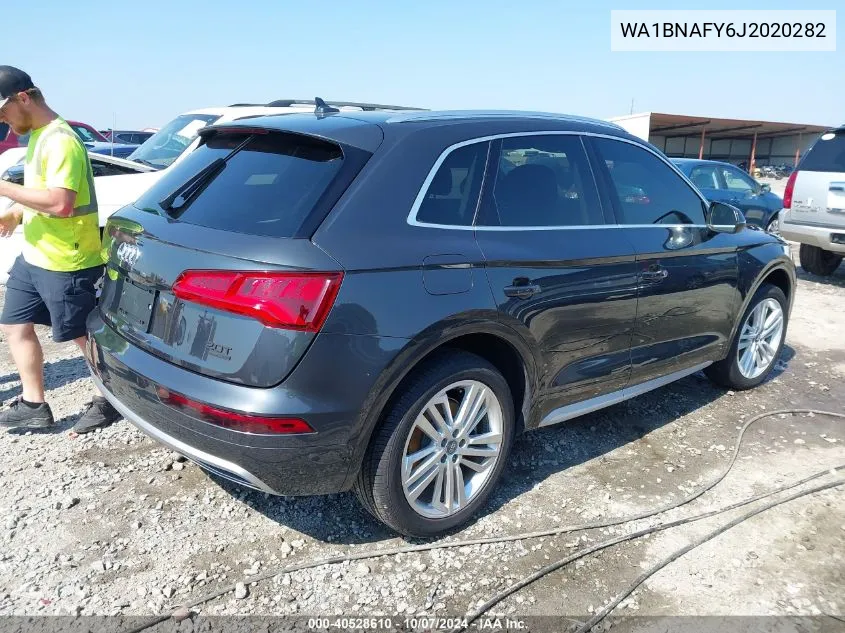 2018 Audi Q5 2.0T Premium/2.0T Tech Premium VIN: WA1BNAFY6J2020282 Lot: 40528610