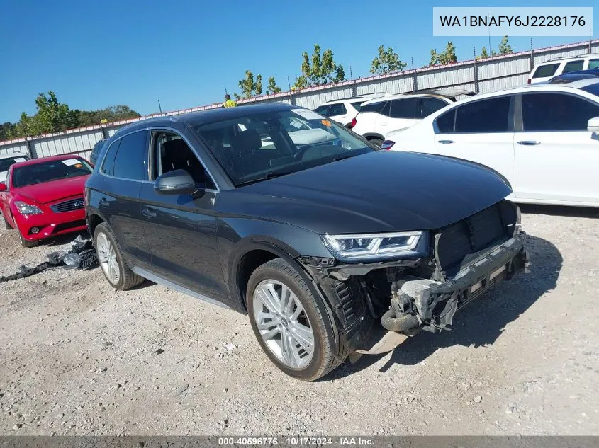 2018 Audi Q5 2.0T Premium/2.0T Tech Premium VIN: WA1BNAFY6J2228176 Lot: 40596776