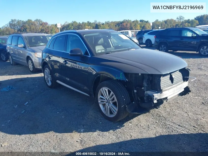 2018 Audi Q5 2.0T Premium/2.0T Tech Premium VIN: WA1CNBFY8J2196969 Lot: 40615832