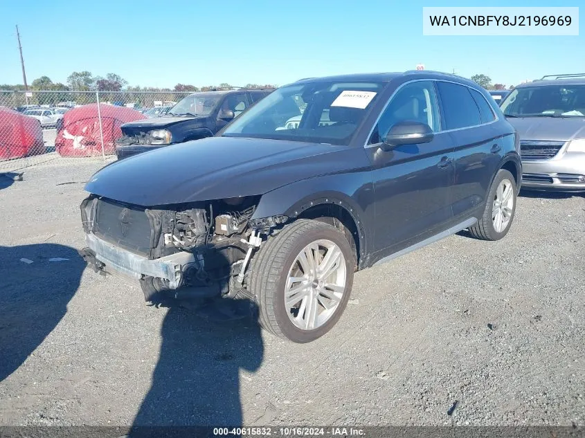 2018 Audi Q5 2.0T Premium/2.0T Tech Premium VIN: WA1CNBFY8J2196969 Lot: 40615832