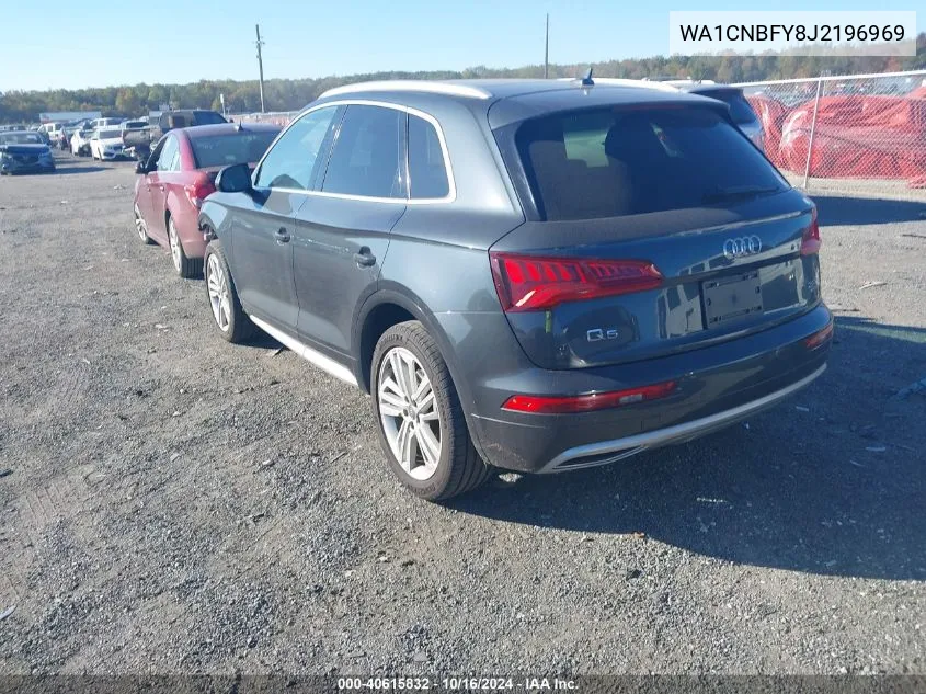 2018 Audi Q5 2.0T Premium/2.0T Tech Premium VIN: WA1CNBFY8J2196969 Lot: 40615832