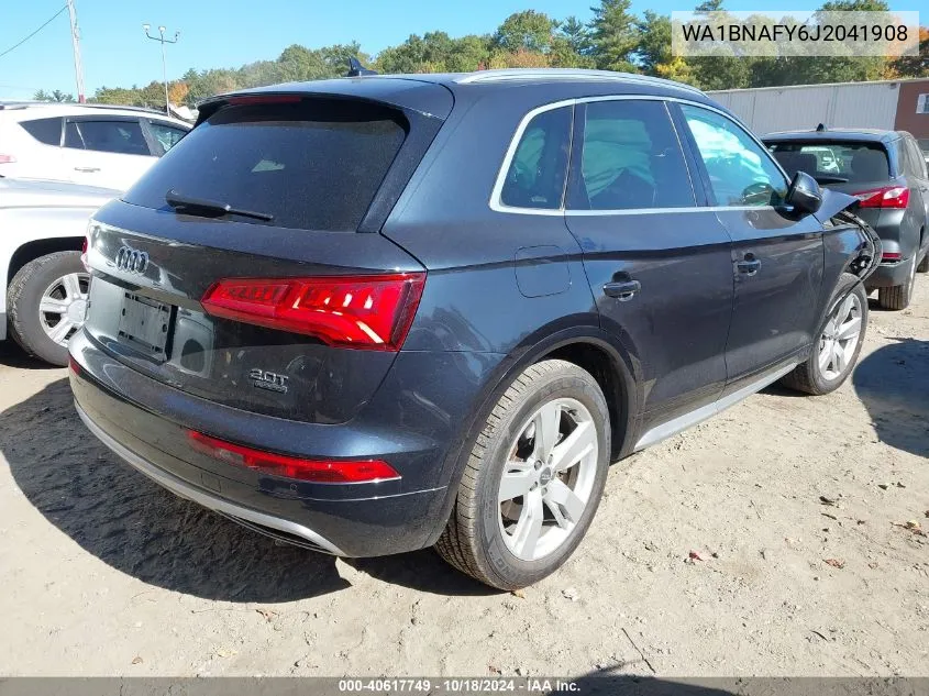 2018 Audi Q5 2.0T Premium/2.0T Tech Premium VIN: WA1BNAFY6J2041908 Lot: 40617749