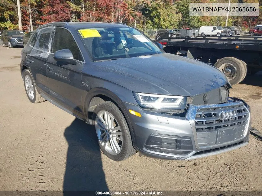 2018 Audi Q5 2.0T Premium/2.0T Tech Premium VIN: WA1BNAFY4J2065656 Lot: 40628484