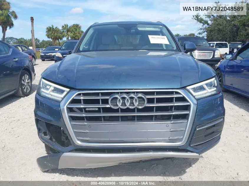 2018 Audi Q5 Premium Plus VIN: WA1BNAFY7J2048589 Lot: 40628908