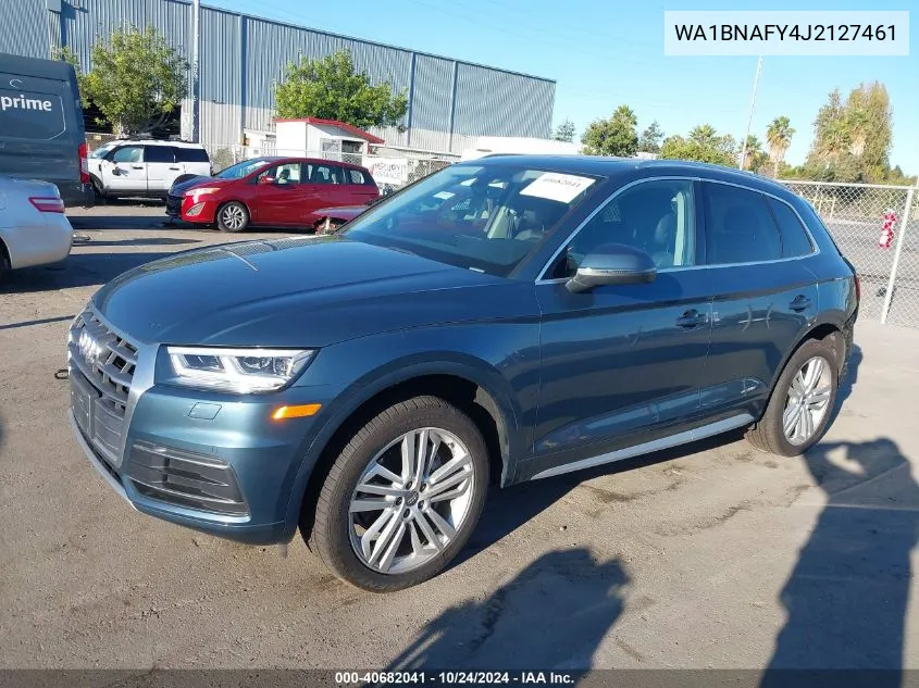 2018 Audi Q5 2.0T Premium/2.0T Tech Premium VIN: WA1BNAFY4J2127461 Lot: 40682041