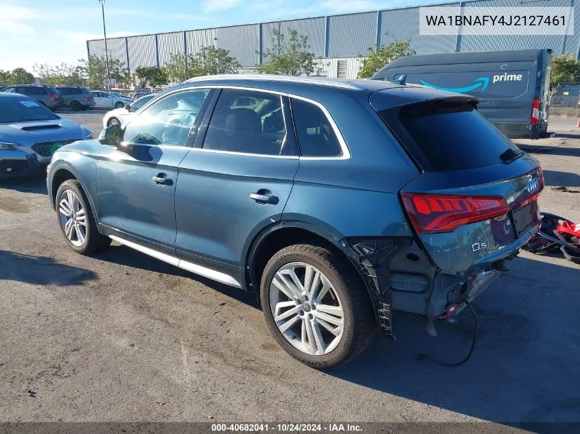 2018 Audi Q5 2.0T Premium/2.0T Tech Premium VIN: WA1BNAFY4J2127461 Lot: 40682041