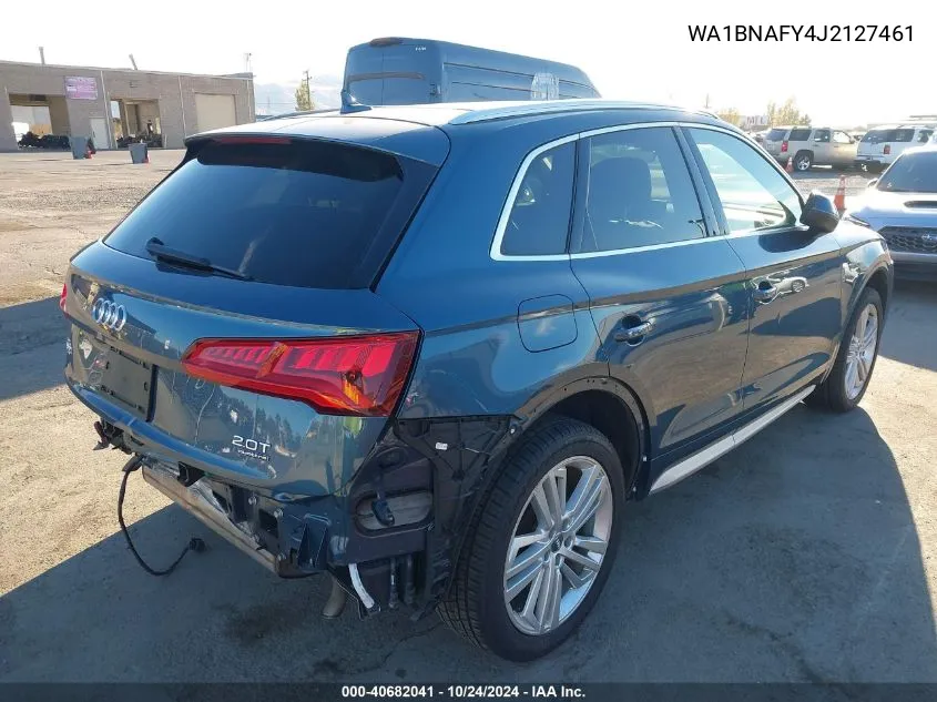 2018 Audi Q5 2.0T Premium/2.0T Tech Premium VIN: WA1BNAFY4J2127461 Lot: 40682041