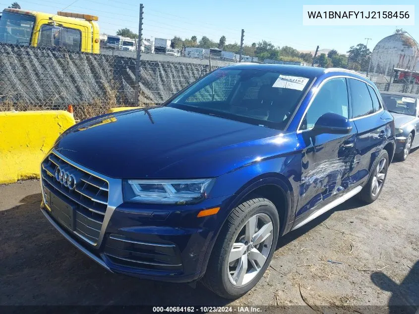 2018 Audi Q5 2.0T Premium/2.0T Tech Premium VIN: WA1BNAFY1J2158456 Lot: 40684162