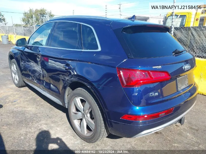 2018 Audi Q5 2.0T Premium/2.0T Tech Premium VIN: WA1BNAFY1J2158456 Lot: 40684162