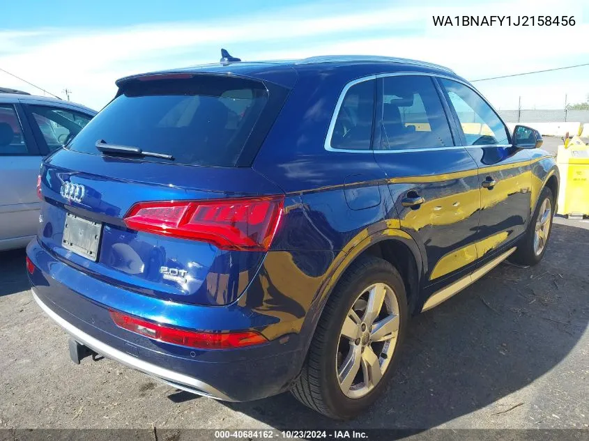 2018 Audi Q5 2.0T Premium/2.0T Tech Premium VIN: WA1BNAFY1J2158456 Lot: 40684162