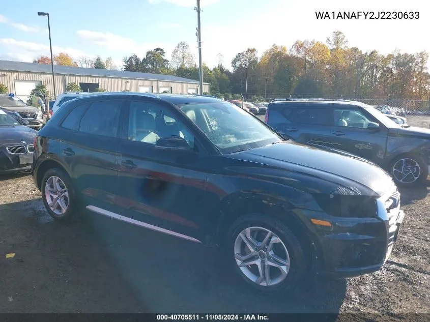 2018 Audi Q5 2.0T Premium/2.0T Tech Premium VIN: WA1ANAFY2J2230633 Lot: 40705511