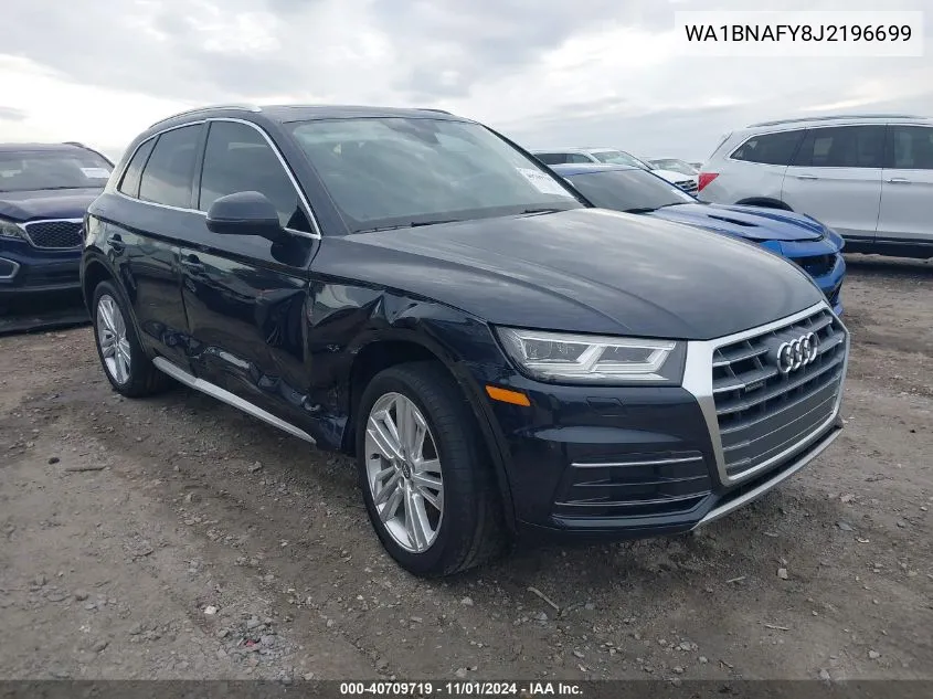 2018 Audi Q5 2.0T Premium/2.0T Tech Premium VIN: WA1BNAFY8J2196699 Lot: 40709719