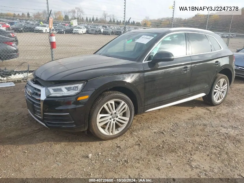 WA1BNAFY3J2247378 2018 Audi Q5 2.0T Premium/2.0T Tech Premium