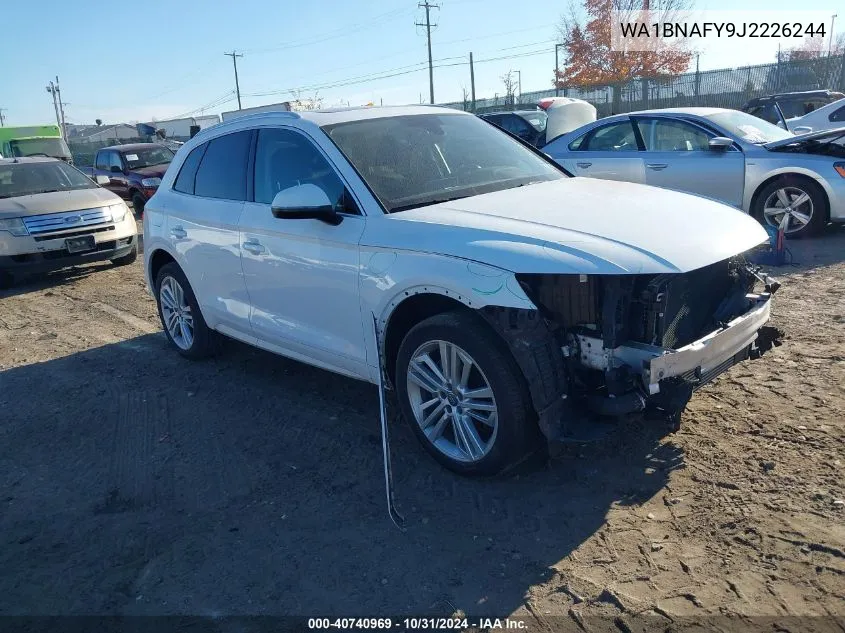 2018 Audi Q5 2.0T Tech Premium VIN: WA1BNAFY9J2226244 Lot: 40740969