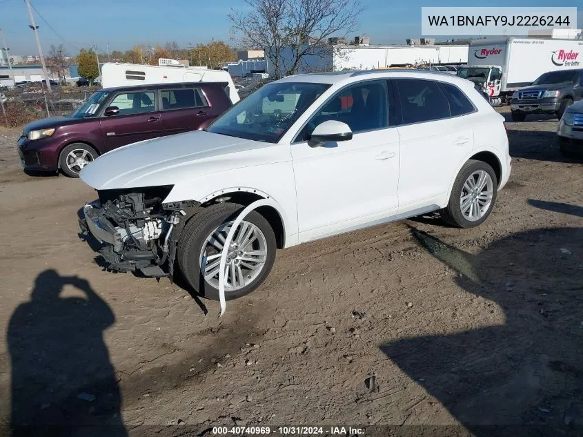 2018 Audi Q5 2.0T Tech Premium VIN: WA1BNAFY9J2226244 Lot: 40740969