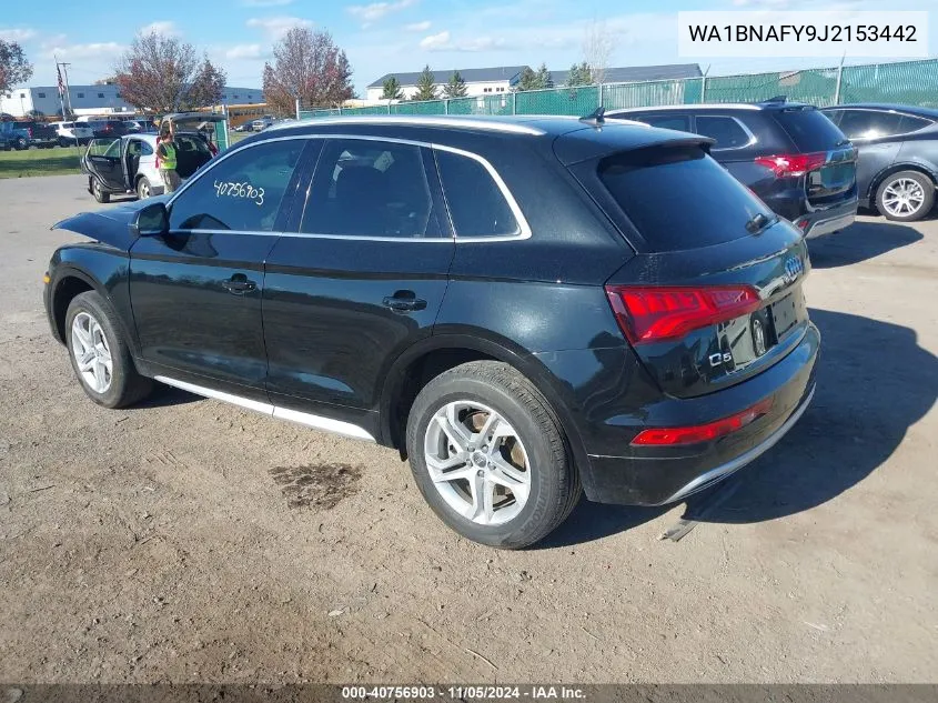 2018 Audi Q5 2.0T Premium/2.0T Tech Premium VIN: WA1BNAFY9J2153442 Lot: 40756903