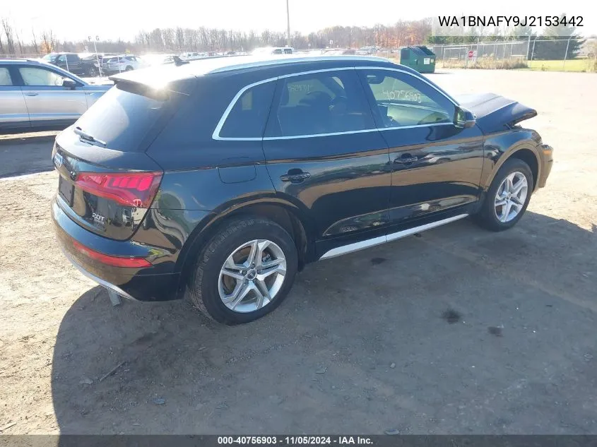 2018 Audi Q5 2.0T Premium/2.0T Tech Premium VIN: WA1BNAFY9J2153442 Lot: 40756903