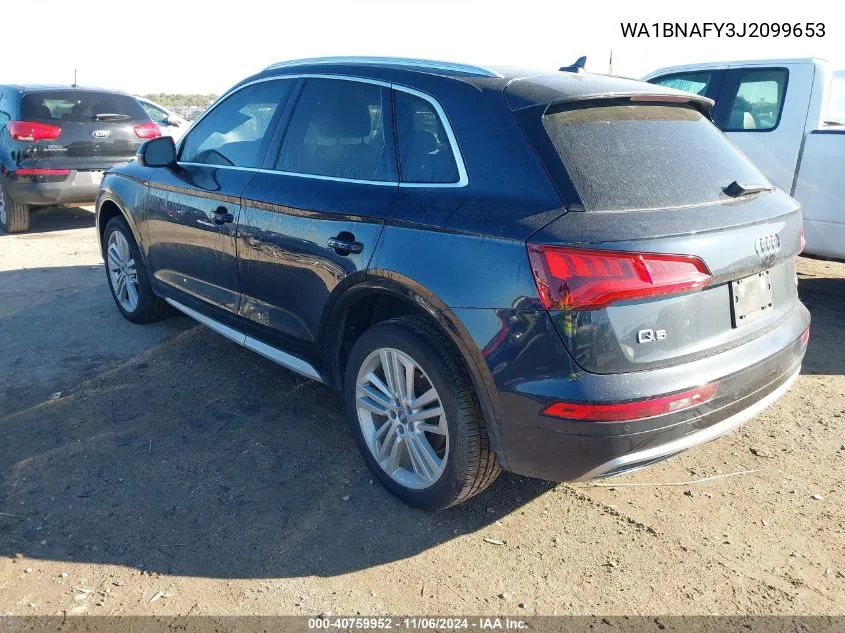 2018 Audi Q5 2.0T Premium/2.0T Tech Premium VIN: WA1BNAFY3J2099653 Lot: 40759952