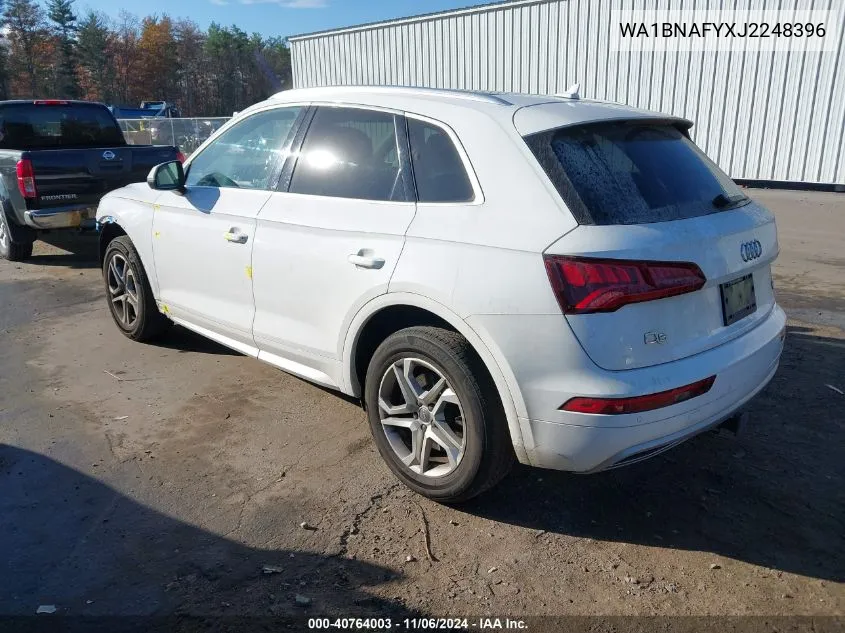 2018 Audi Q5 2.0T Premium/2.0T Tech Premium VIN: WA1BNAFYXJ2248396 Lot: 40764003