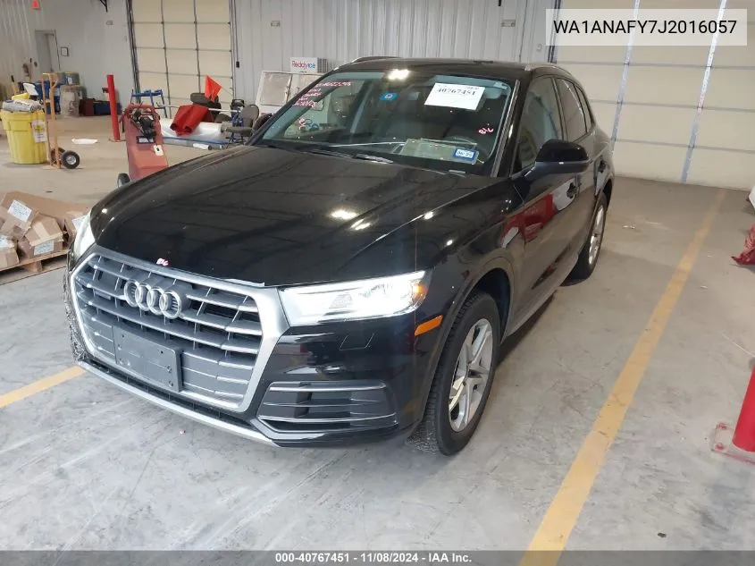 2018 Audi Q5 2.0T Premium/2.0T Tech Premium VIN: WA1ANAFY7J2016057 Lot: 40767451