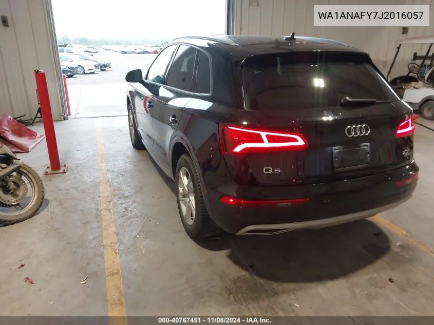 2018 Audi Q5 2.0T Premium/2.0T Tech Premium VIN: WA1ANAFY7J2016057 Lot: 40767451