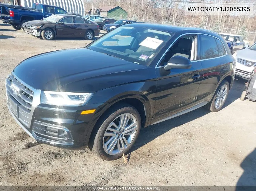 2018 Audi Q5 2.0T Premium/2.0T Tech Premium VIN: WA1CNAFY1J2055395 Lot: 40773546