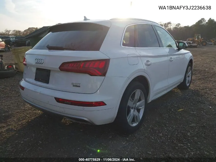 2018 Audi Q5 2.0T Premium/2.0T Tech Premium VIN: WA1BNAFY3J2236638 Lot: 40775829