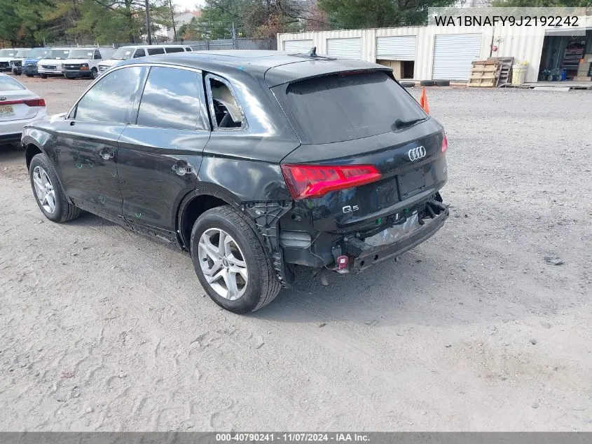 2018 Audi Q5 2.0T Premium/2.0T Tech Premium VIN: WA1BNAFY9J2192242 Lot: 40790241