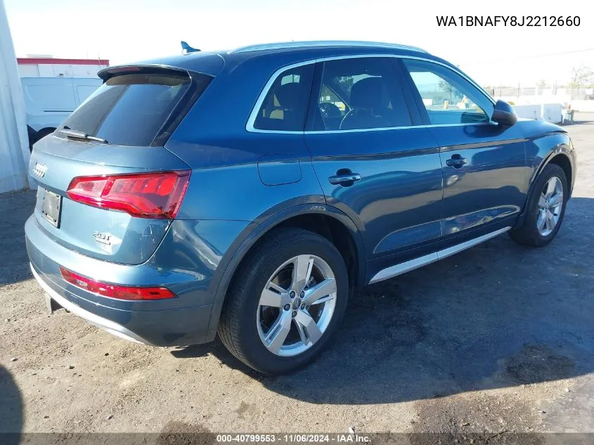 2018 Audi Q5 2.0T Premium/2.0T Tech Premium VIN: WA1BNAFY8J2212660 Lot: 40799553