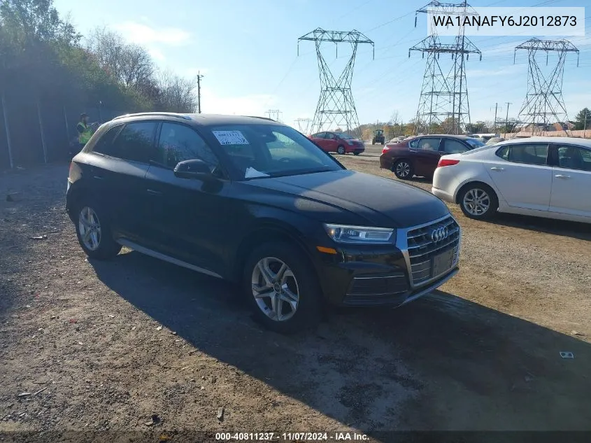 2018 Audi Q5 2.0T Premium/2.0T Tech Premium VIN: WA1ANAFY6J2012873 Lot: 40811237