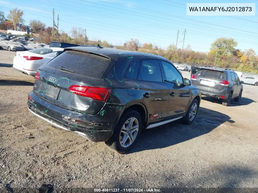 2018 Audi Q5 2.0T Premium/2.0T Tech Premium VIN: WA1ANAFY6J2012873 Lot: 40811237