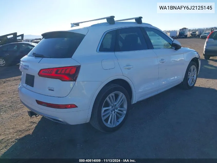 2018 Audi Q5 2.0T Premium/2.0T Tech Premium VIN: WA1BNAFY6J2125145 Lot: 40814009