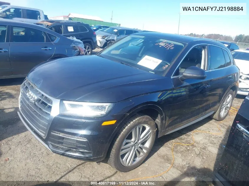 2018 Audi Q5 2.0T Premium/2.0T Tech Premium VIN: WA1CNAFY7J2198884 Lot: 40817169