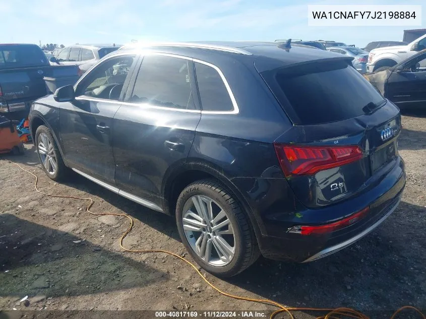 2018 Audi Q5 2.0T Premium/2.0T Tech Premium VIN: WA1CNAFY7J2198884 Lot: 40817169