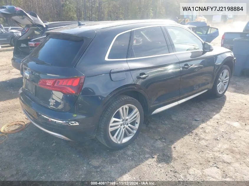 2018 Audi Q5 2.0T Premium/2.0T Tech Premium VIN: WA1CNAFY7J2198884 Lot: 40817169