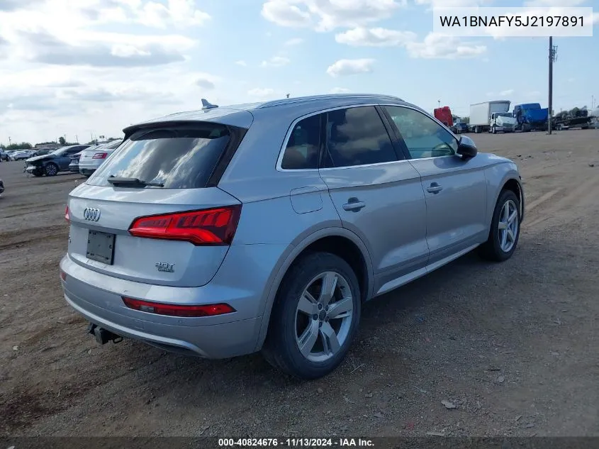 2018 Audi Q5 2.0T Premium/2.0T Tech Premium VIN: WA1BNAFY5J2197891 Lot: 40824676