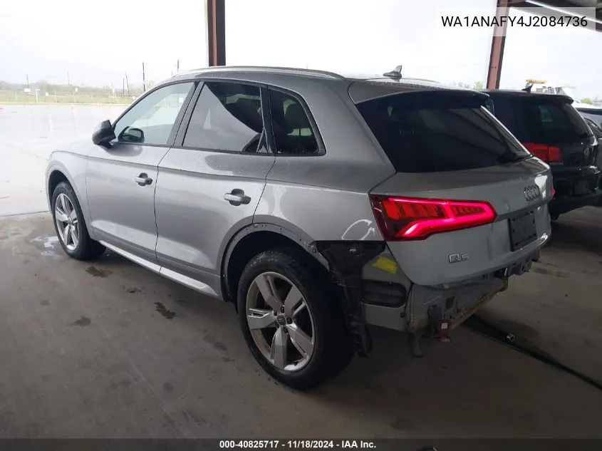 2018 Audi Q5 2.0T Premium/2.0T Tech Premium VIN: WA1ANAFY4J2084736 Lot: 40825717